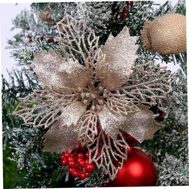 woobles Flowers Christmas Decoration, Cutting Machine Cutting Stencil, Christmas Decoration Flower Scrapbooking Embossing Stencils Paper Craft Decoration Festival Cards Gift Christmas, Cutting - Image 5